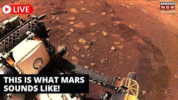 LIVE | NASA Rover On Mars Records First-Ever Audio Of Dust Devil | Perseverance | Martian Dust Devil