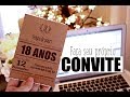 COMO FAZER CONVITE + ARTE!