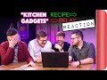 REACTING to KITCHEN GADGETS Recipe Relay Video