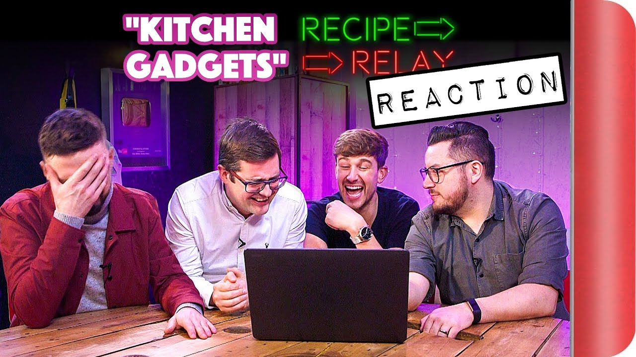 REACTING to KITCHEN GADGETS Recipe Relay Video | Sorted Food