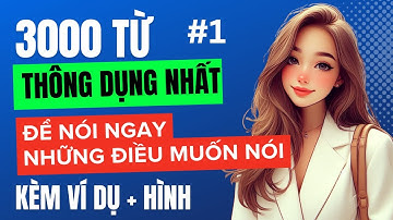🚀 TRỌN BỘ 3000 TỪ VỰNG Tiếng Anh Thông Dụng Nhất! 🌟 | Học 1 lần, Sử dụng Cả Đời 📚 | Phần 1