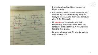 CS303 Operating Systems: Chapter 6, lecture 7 - Priority Inversion and Semaphore busy waiting.