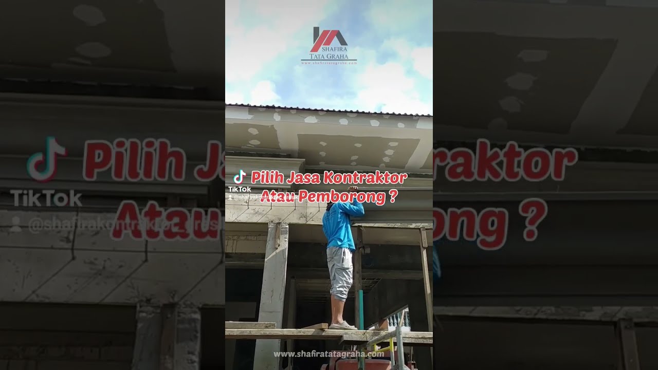 Mau Bangun Rumah ? .. Ya Pakai Jasa Kontraktor 😁👷