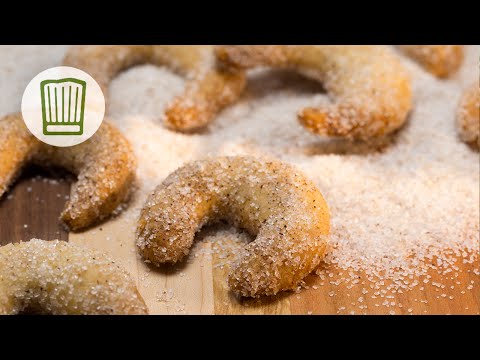 Vanillekipferl - bestes Lieblingsrezept | klassische Weihnachtsplätzchen | leckere Vanillehörnchen. 