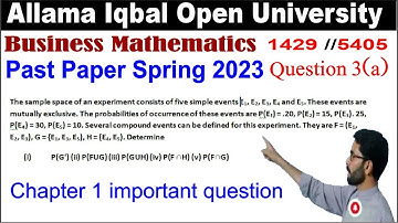 1429 Code Past Paper Spring 2023 Question 3 a Part | 1429 Code Old Paper Spring 2023 Solution