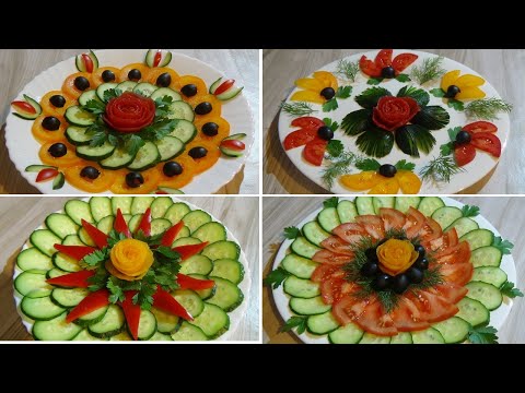 Красивая овощная нарезка 2022! Spice up the bull with a beautiful vegetable cut.