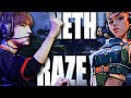 【neth】うまいレイズと言ったらこの男!! CR neth CR vs FL VALORANT VCJ 大会ハイライト