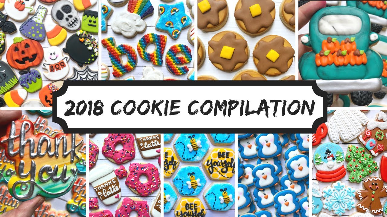 EPIC Satisfying Cookie Decorating Compilation ~ the very first cookies I made in 2018