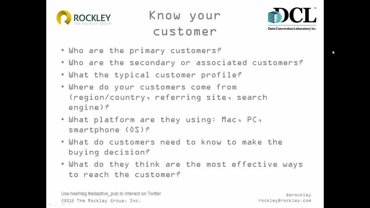 Adaptive Content for Multiple Devices w/ Ann Rockley - DCL Learning Series