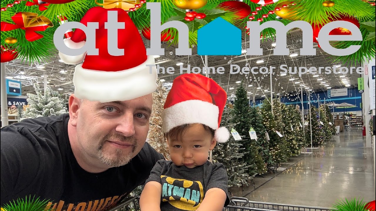 Christmas 2023 Has Arrived at the At Home Store Shopping Inflatables, Trees and Decorations