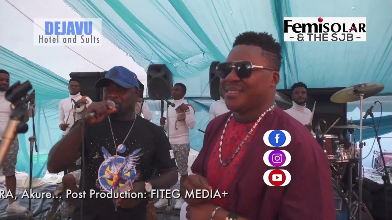 Femi Solar live Dejavu hotel and sults AKURE. A YouTube