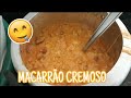 MACARRÃO CREMOSO NA PANELA DE PRESSÃO!! 😋 | Stephany Karoline