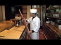 親方、ヤガラと背比べ　平戸・エビス亭　Masterchef, comparing height with a cornetfish with English subtitles