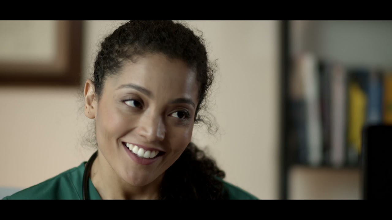 Scene for an actor's reel (concerned patient)..