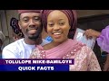 Quick Facts About Tolulope Mike-Bamiloye #shorts