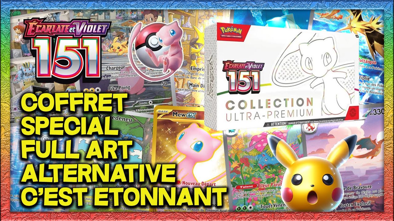 Coffret Ultra Premium Pokémon EV3.5 - Écarlate et Violet 151