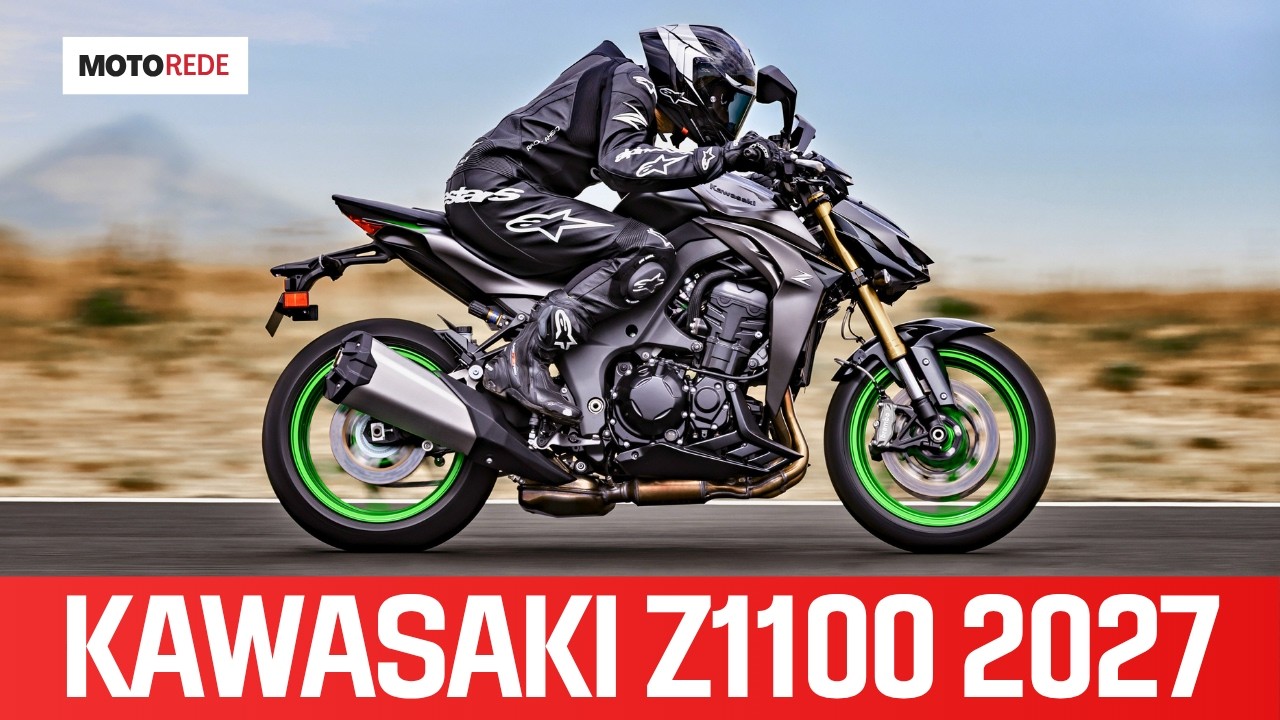 The 2027 Kawasaki Z1100 has been launched in Brazil. - YouTube