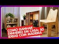Como ganhar dinheiro em casa ! 50 ideias de artesanato em madeira !