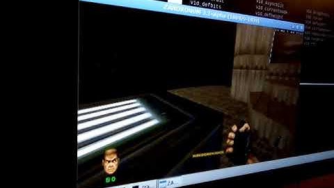 Brutal Doom running on a Raspberry Pi 3.
