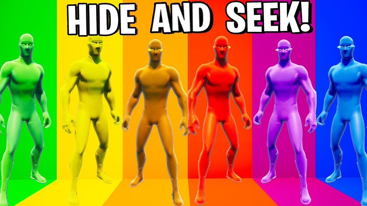 Hide and Seek in Fortnite aber mit ALLEN FARBEN!