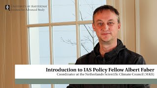 IAS Policy Fellow Albert Faber on the strategic nexus between science and policy