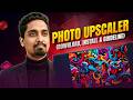 Upscale AI Tutorial | Free AI Image Upscaler | Improve Photo Quality HD/4K #microstock #upscaler