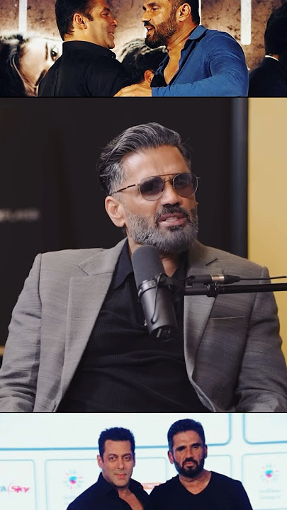 Sunil Shetty And Salman Khan Dosti 😱🤯 #bollywood #podcast #salmankhan #sunilshetty