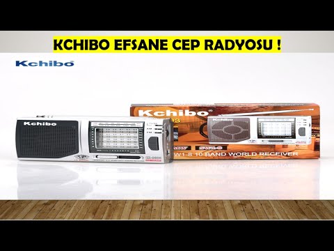 KCHIBO Cep Tipi Taşınabilir AM / FM Radyo 10 Bandlı Radyo Kchibo KK-9803 #radyo