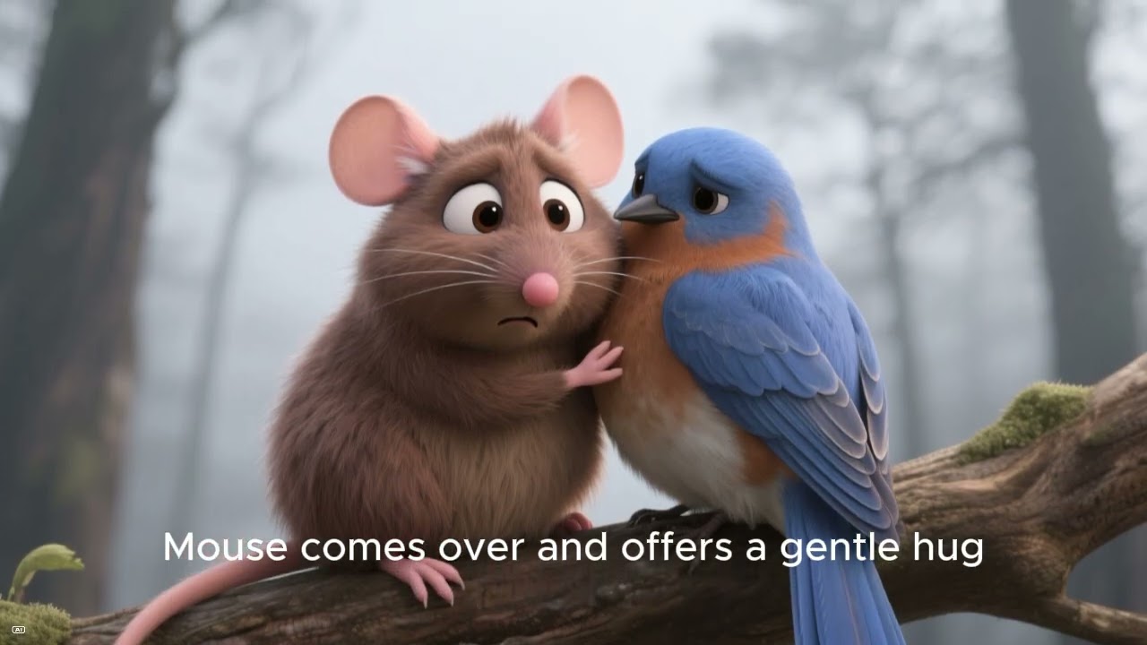 The Little Blue Bird Feels Sad