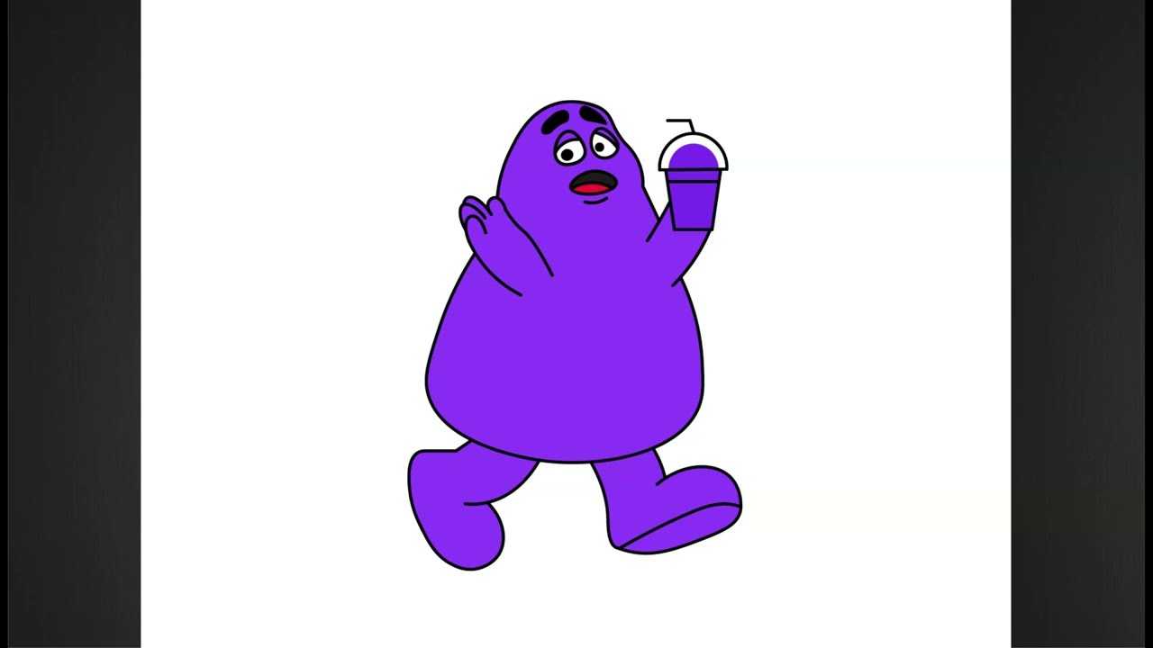 How to Draw Grimace #grimace #shake #grimaceshake - YouTube