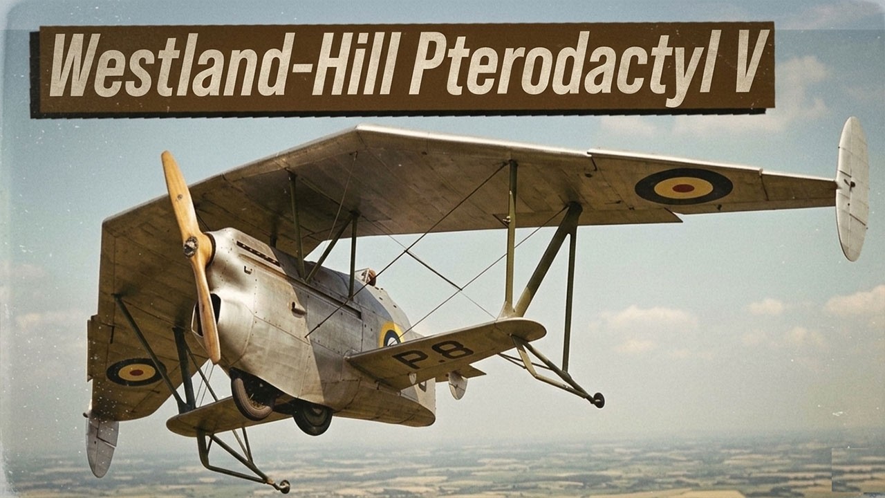 Westland-Hill Pterodactyl Mark V: необычный британский истребитель без хвоста, созданный для того...