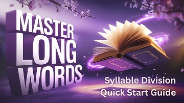 Unlock the Secret: Tackle Long Words Syllable-by-Syllable! Quick Start Guide