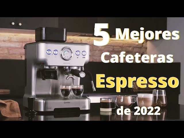Cafetera que muele café expresso de calidad en casa