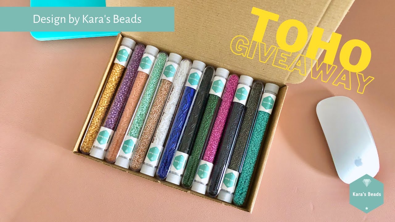 GIVEAWAY of TOHO BEADS!!! Seed Beads Bugle Kara's Beads YouTube