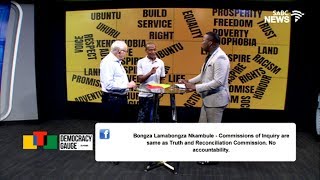 Democracy Gauge: Commission of Inquiries, 29 October 2019