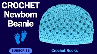 🧶 Newborn Granny Stitch Beanie #baby | Crochet Rocks by Crochet Rocks 258 views 7 days ago 23 minutes