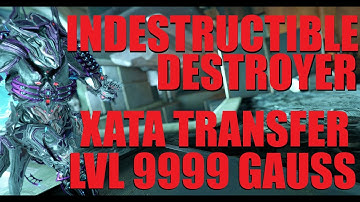 This NEW Xata Transfer Gauss Build Is INSANE! Lvl 9999 Steel Path Guide / Gameplay [WARFRAME]