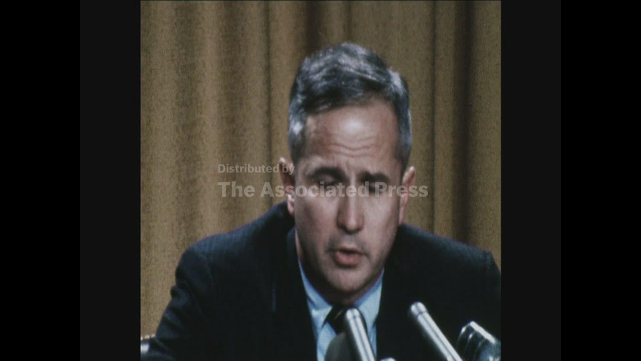 SYND 22 11 69 PRESS CONFERENCE WITH GENERAL ROBERT JORDAN ON MY LAI MASSACRE