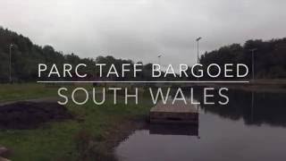 Drone View Over Parc Taf Bargoed