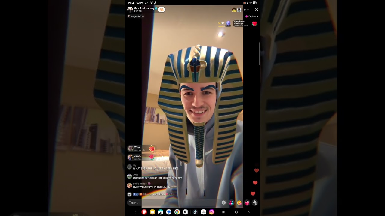 Max and Harvey live 2/21/26 with comments