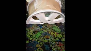 Wassertransferdruck Graffiti Felge