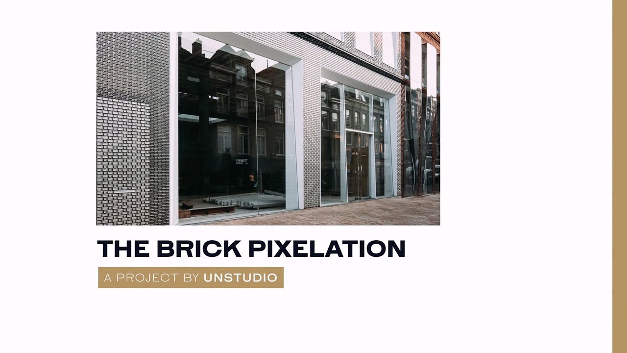 Architects at UNStudio used glass and steel bricks to create a new facade for Louis Vuitton store