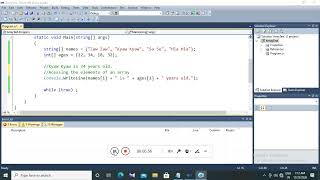 Details 32. Array in C# - C# Programming in Burmese News