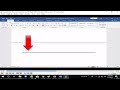 How to Delete  Remove Horizontal Line MS Word 2016 in Windows 10 Store
