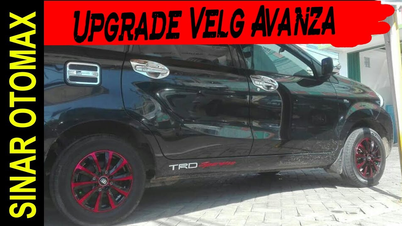 Modifikasi Mobil Avanza Pakai Velg Teca Fm132 Ring 14 Black Red Youtube