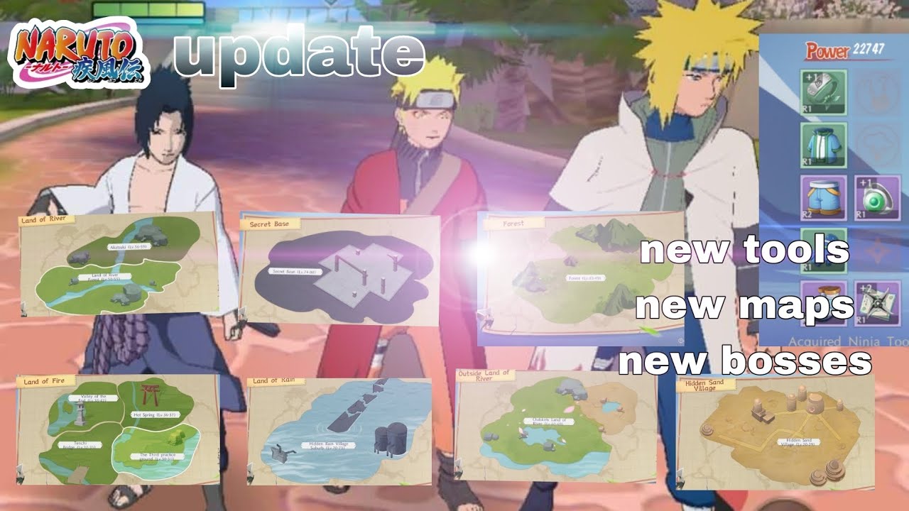 New Update | Naruto slugfest x ❤️ | new player,maps,tools,scrolls,many bosses,etc 😍review