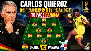 THIS IS GHANA BLACKSTARS BEST STARTING 11 TO BEAT PANAMA 3-0, BIG SURPRISES!! FIFA WORLD CUP 2026