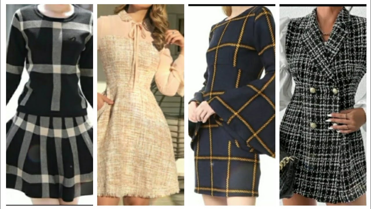 plaid overall dress outfits in check print fabric overall plaid dress for women 2024 💕💕💕💕