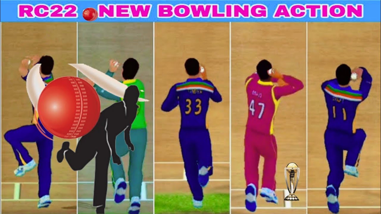 Realistic INDIAN Bowling Actions Real Cricket 22 #rc22 #realcricket22 ...