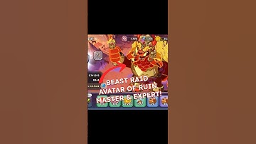 MASTER & EXPERT AVATAR OF DESTINY BEAST RAID TEAM! #cookierunkingdom